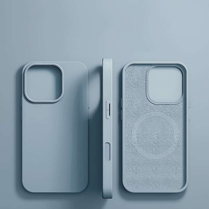 1Pc Light Blue For iPhone 16 Pro Max Phone Case Phone Cover