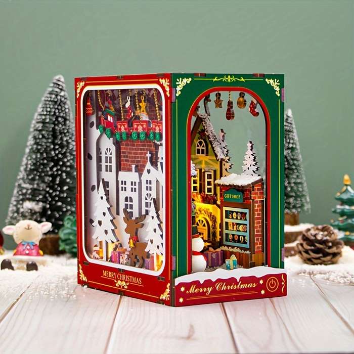 Building Toy Architectural Model Toy Set Items Christmas Winter