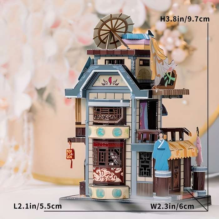 Building Toy Architectural Model Toy Set Items Hot Pot Restaurant