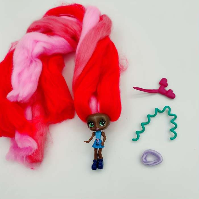 Toy Dolls Items Long Hair Doll   1pc  random color