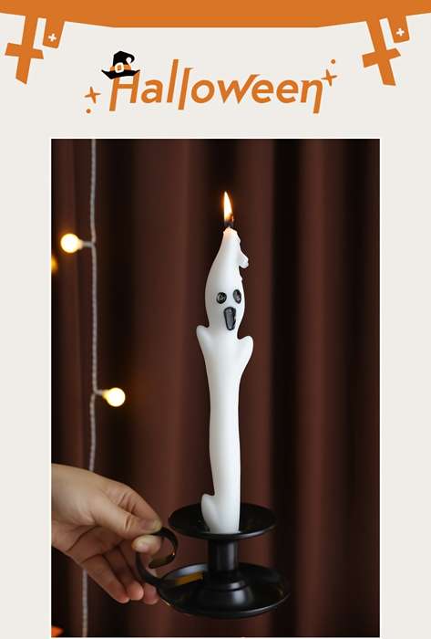 Halloween Decorations Color 2 White Ghost Sticks