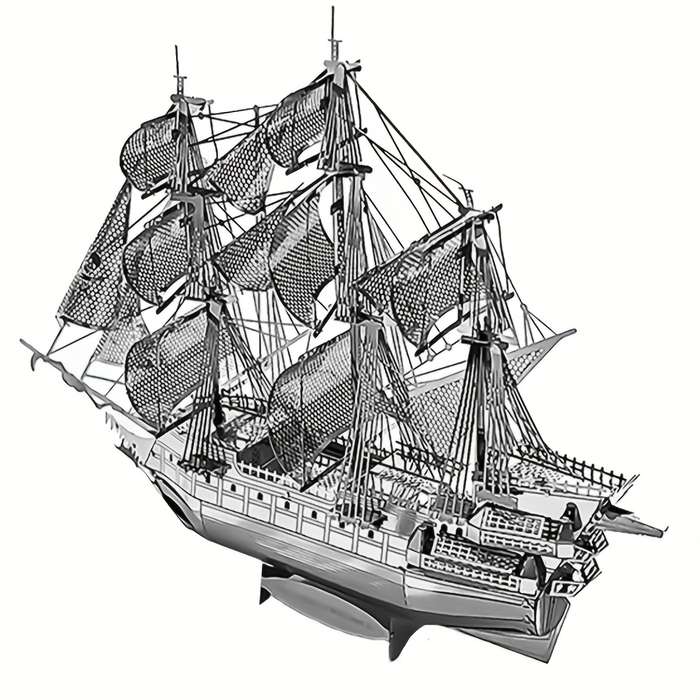 3D Jigsaw Puzzle Model Ship Items Soaring Dutchman Metal Puzzle