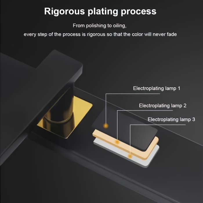 Lock Color Black Golden Model 1Pc