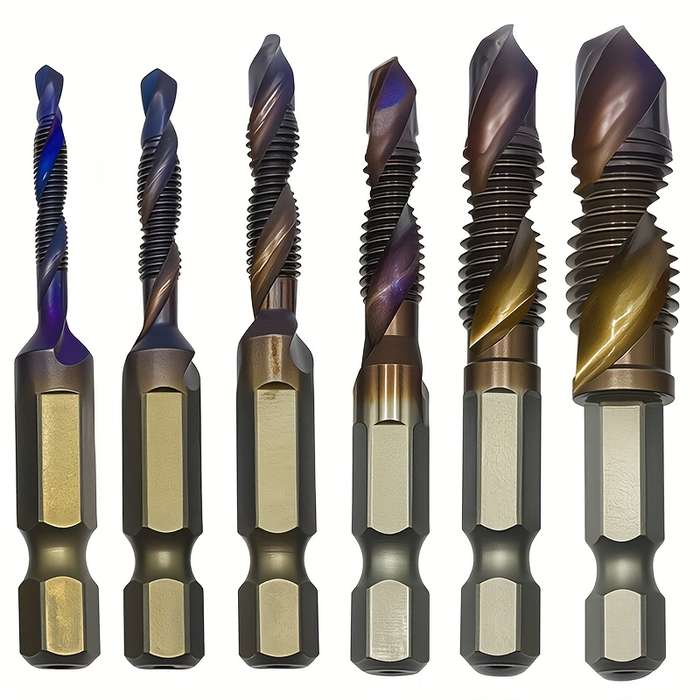 Screwdriver Bit Tool Set Color 6Pcs Purple