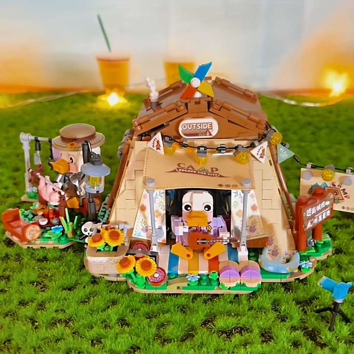 Building Toy Architectural Model Toy Set Style Tent Camping