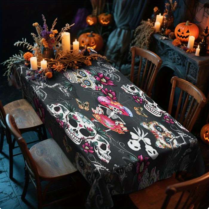 Halloween tablecloth decoration size 90 x 140cm or 35.43 x 55.11inch