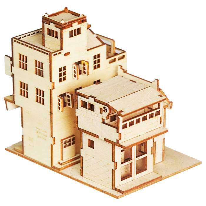 Building Toy Architectural Model Toy Set Items Southern Cabin
