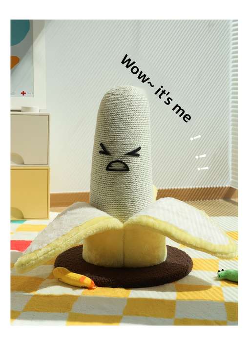 Pet supplies Model Banana    shaped Standing Cat Scratcher