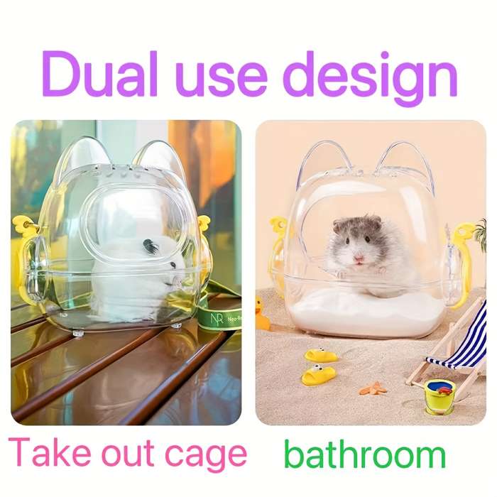 Pet Supplies Color Transparent Small Pet Carrier Cage