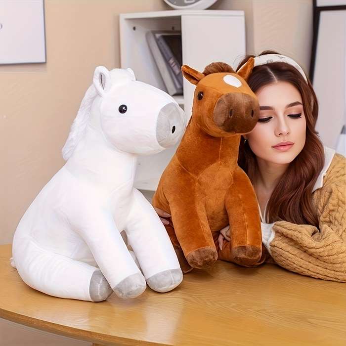 Toy Dolls color Chocolate Sitting Horse size Small 60cm 0.48 Kg