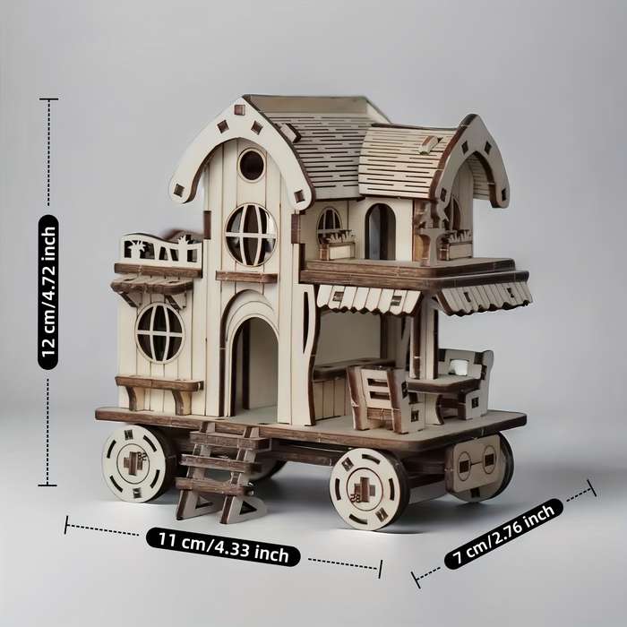 Building Toy Architectural Model Toy Set Color Yellow