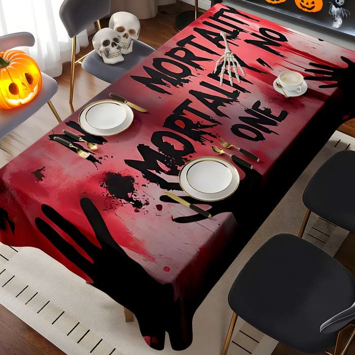Halloween tablecloth decoration size 140cm x 220cm