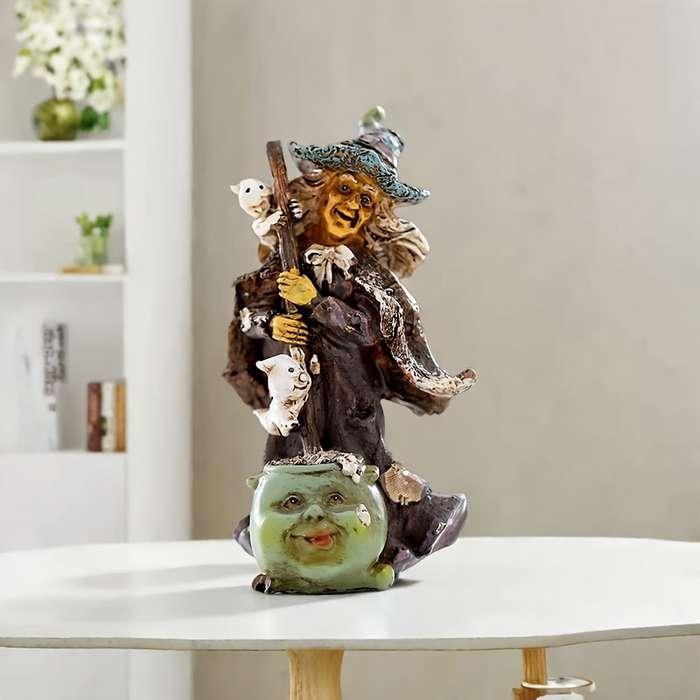 Halloween Decorations Style The Green Jar Witch