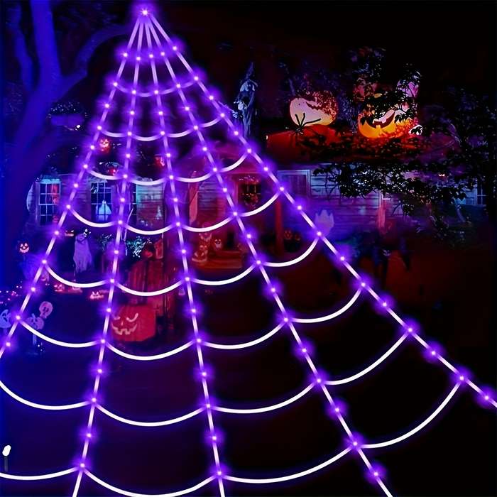 Halloween Decorations Color Purple Light