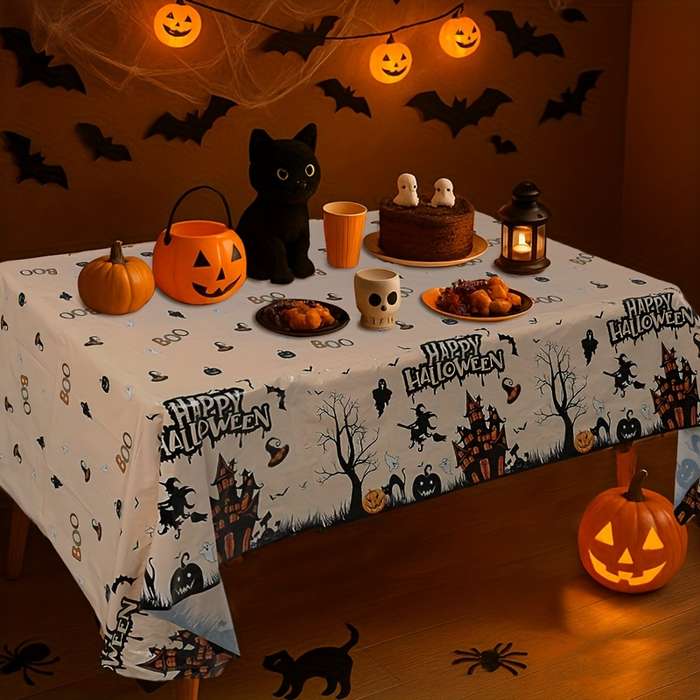 Halloween tablecloth decoration Quantity 1pc