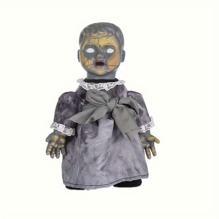 Halloween Decorations Color Black Bald Head