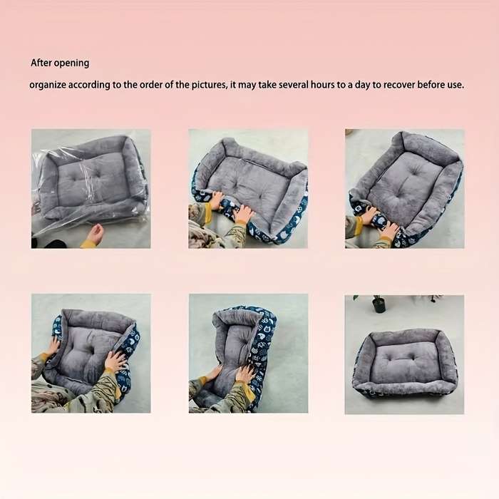 Pet supplies color Blue size M 50x40cm