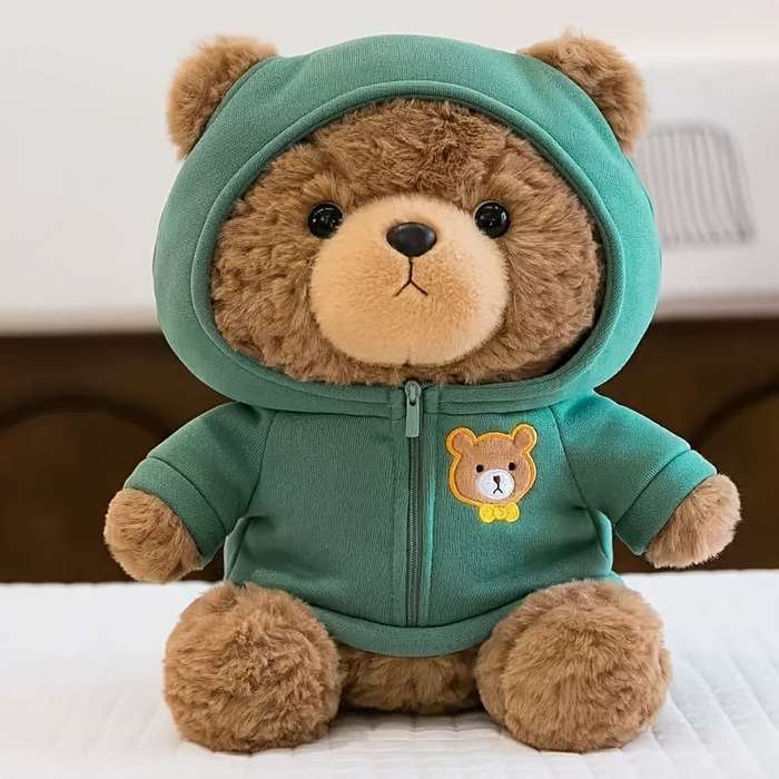Toy Doll Items Gray Sweater Bear