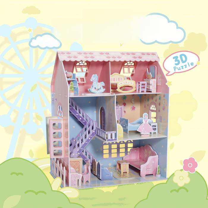 Building Toy Architectural Model Toy Set Style Mini House