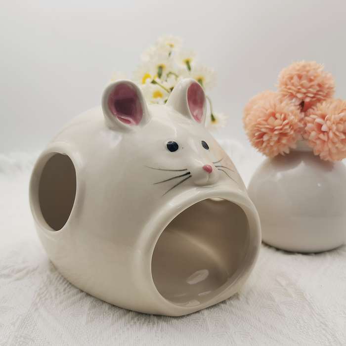 Pet Supplies Style Cute Mouse Porcelain House