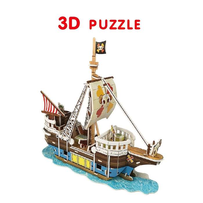 3D Jigsaw Puzzle Model Ship
