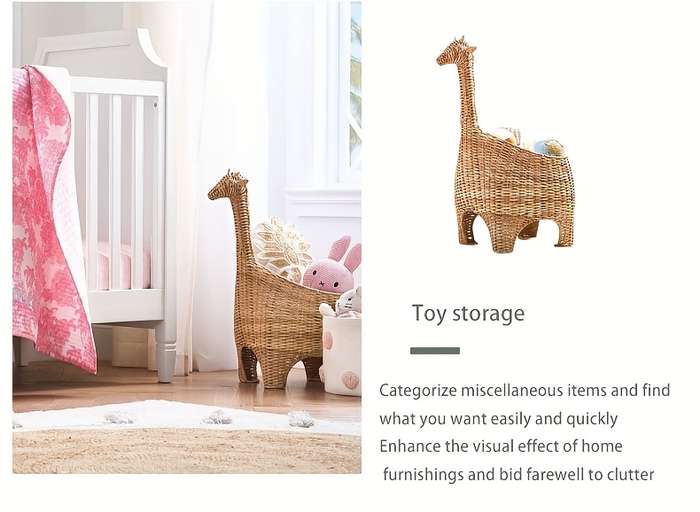 Storage And Organizationcolor Cartoon Storage Basket