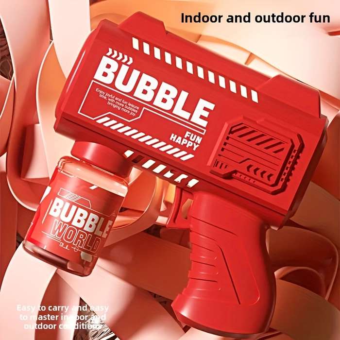 Toy Guns Color 10 Hole Bubble Machine Yellow