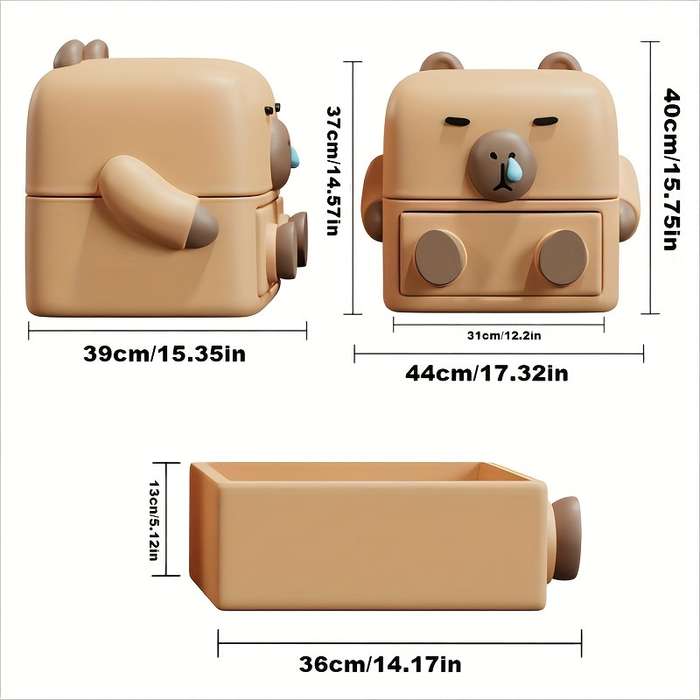Storage And Organizationquantity 1Pc Capybara Storage Cabinet