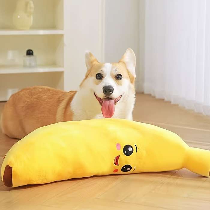 Pet Supplies Items Plush Sounding Banana Trumpet