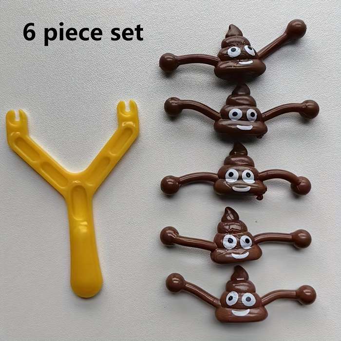 Slingshot Color Yellow Shelf 6Pcs