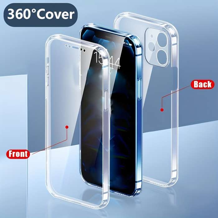1pc For iPhone 15 Pro Max Full Body Protective Case