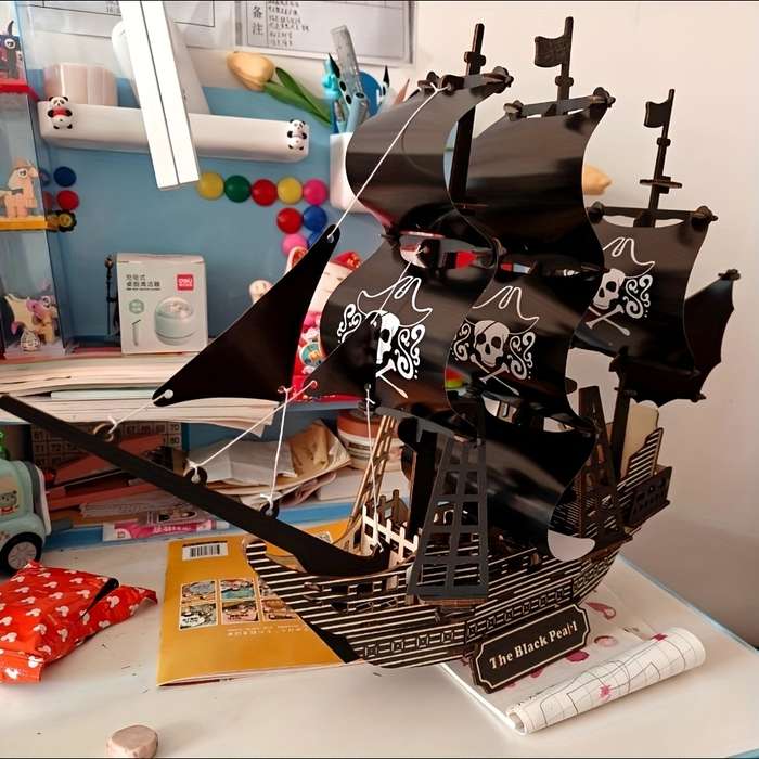 3D Jigsaw Puzzle Model Ship Items 3D Sailboat Model Assembly Kit