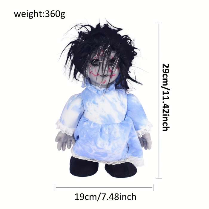 Halloween Decorations Color Black Bald Head