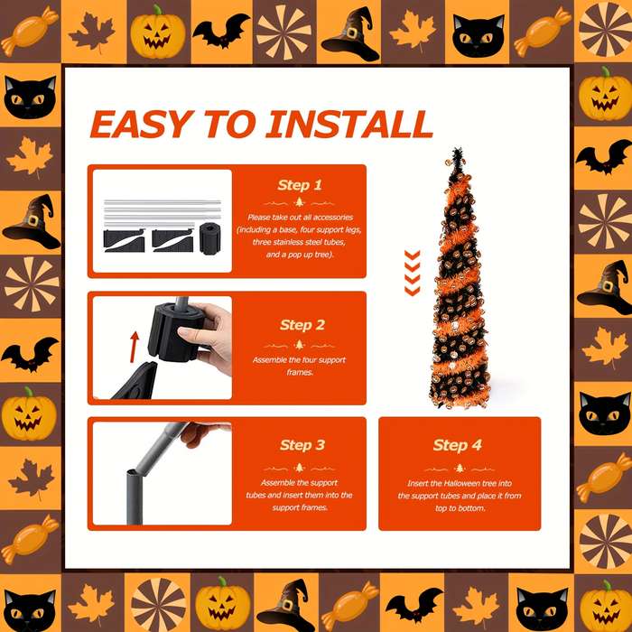 Halloween Decorations Color Black,Orange