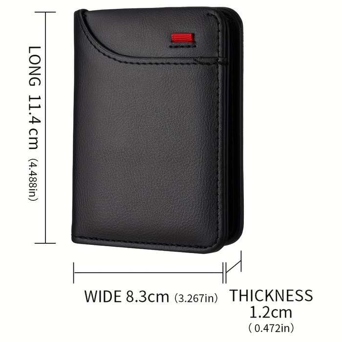 DEABOLAR Slim Retro WalletLightweight Credit Card Holder with Multiple Compartments ID  Driver