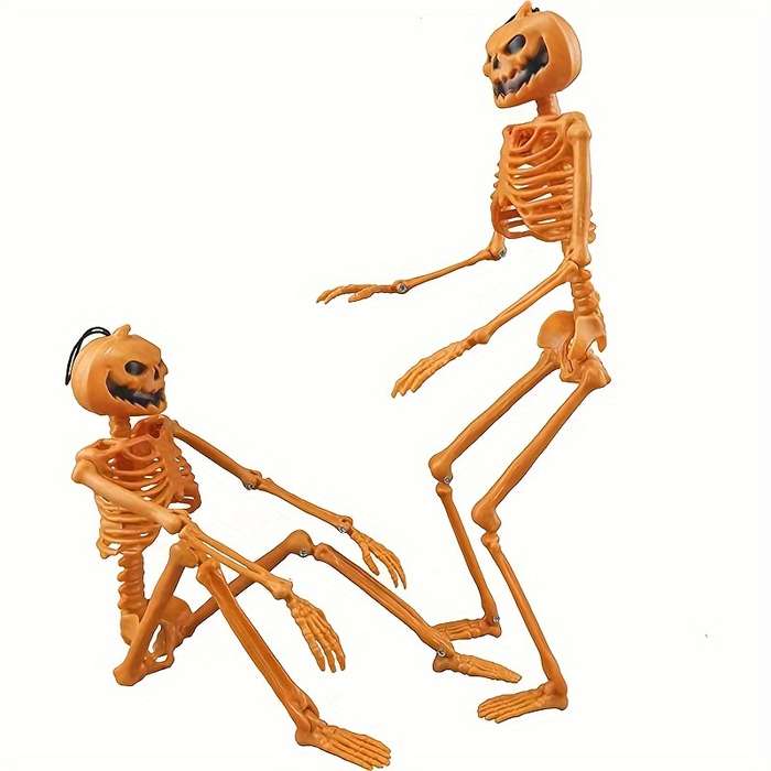 Halloween Decorations Style 2Pcs 40 Series Pumpkin Skull