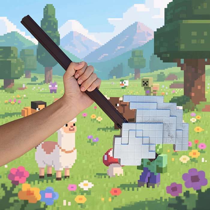 Toy Weapons Color Blue Style Pixel