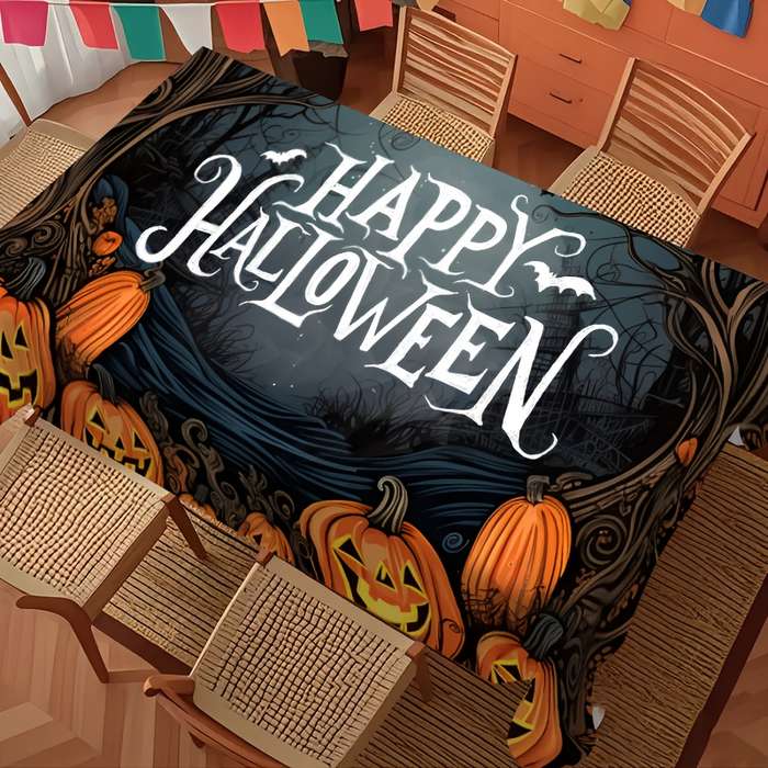 Halloween tablecloth decoration size 140 x 180cm
