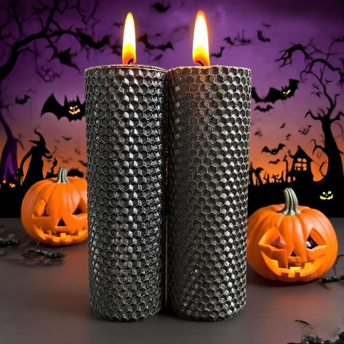 Halloween Decorations Color Black Add  Orange