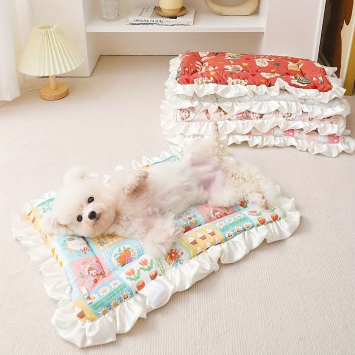 Pet supplies size XL Style Flower Rabbit Add Pillow
