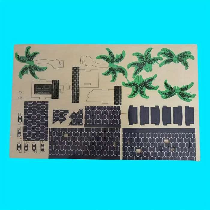 Building Toy Architectural Model Toy Set Style Sea View Villa
