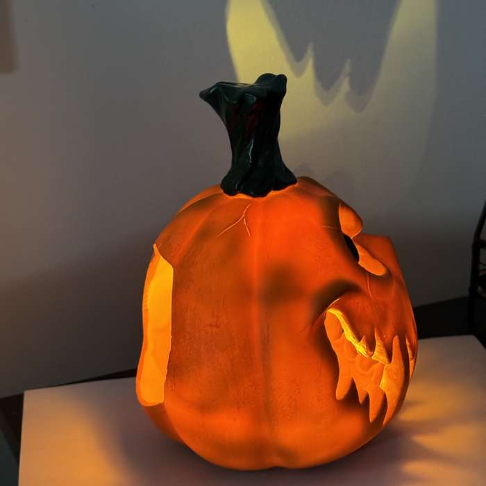 Halloween Decorations Items Hollowed Out Large Pumpkin