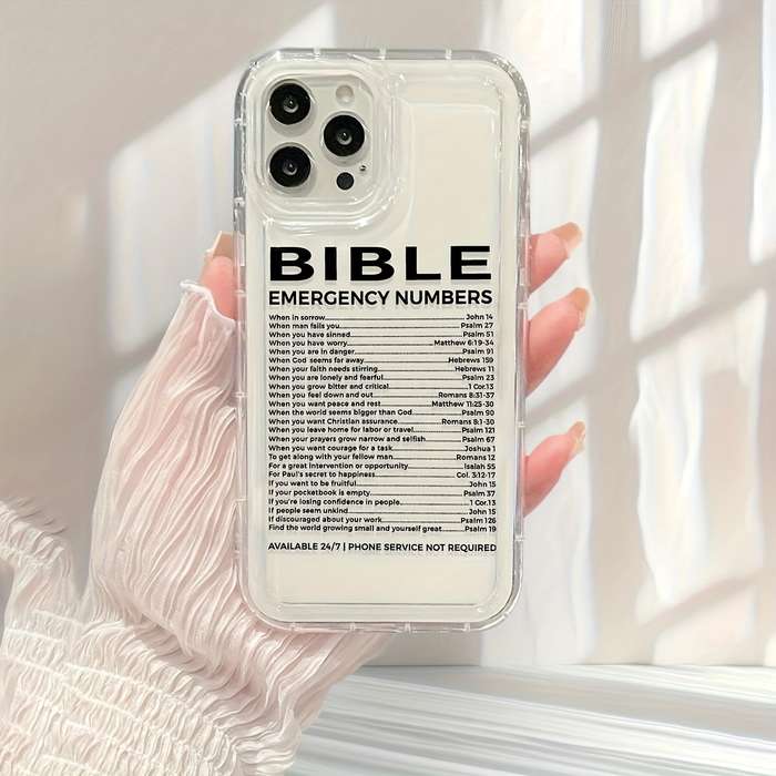 1Pc Transparent For iPhone 16 Plus Phone Case Phone Cover
