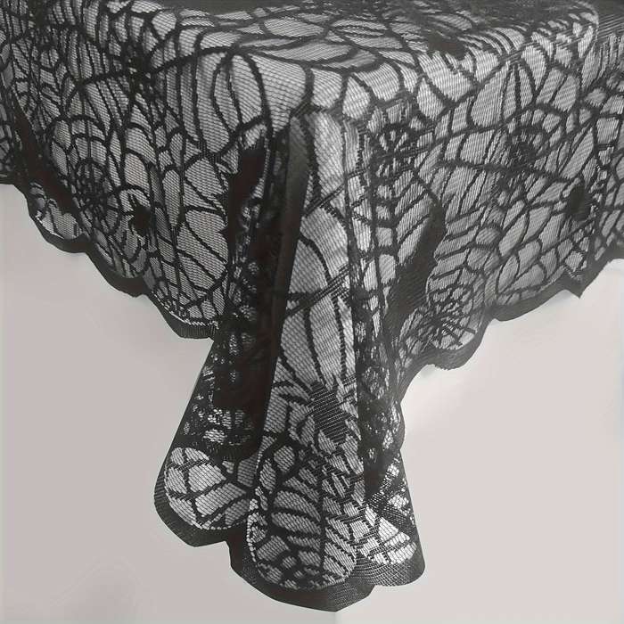 Halloween tablecloth decoration color grey size 98x81cm