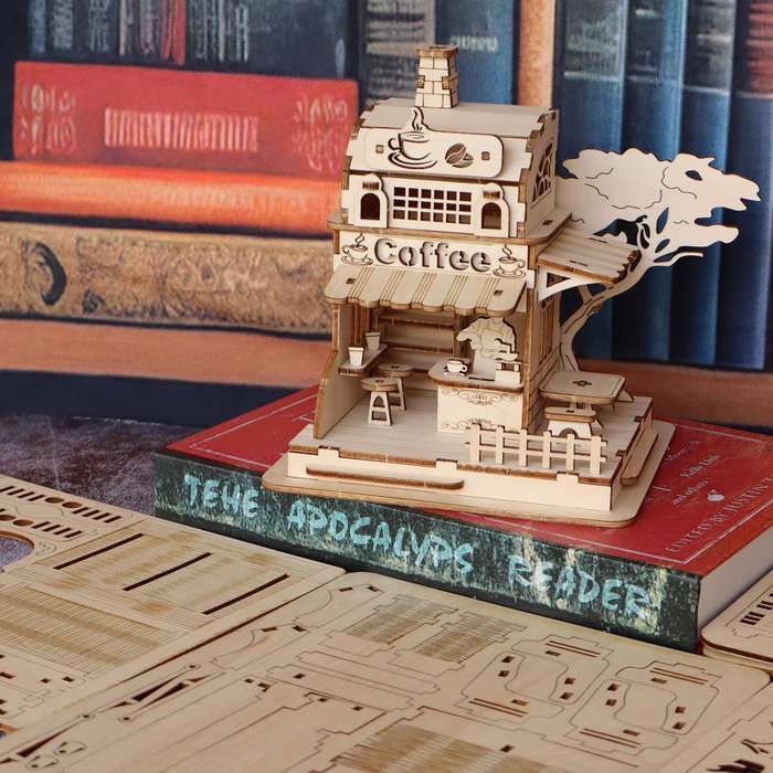Building Toy Architectural Model Toy Set Items Coffee House