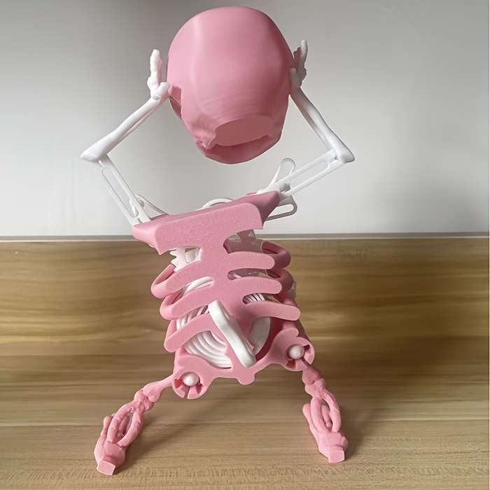 Halloween Decorations Style White Dancing Skeleton