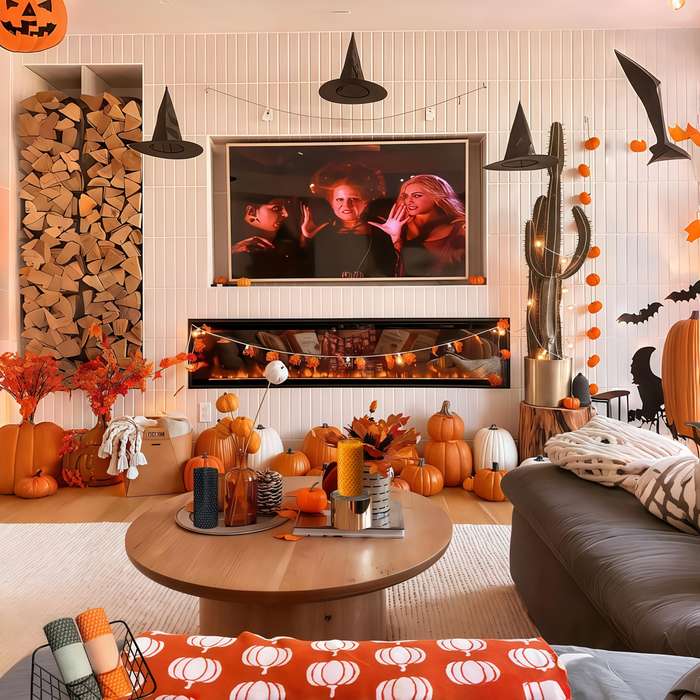 Halloween Decorations Color Orange