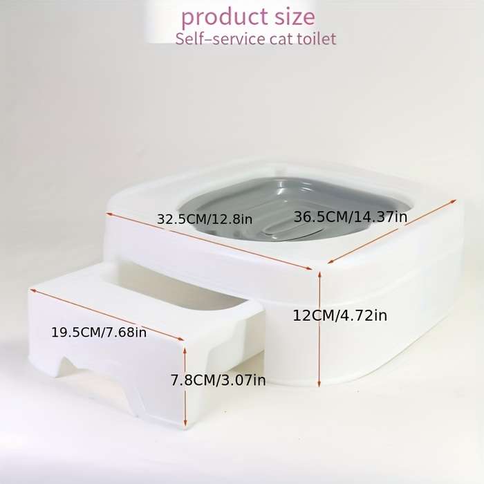 Pet supplies color grey Model Self    service cat toilet