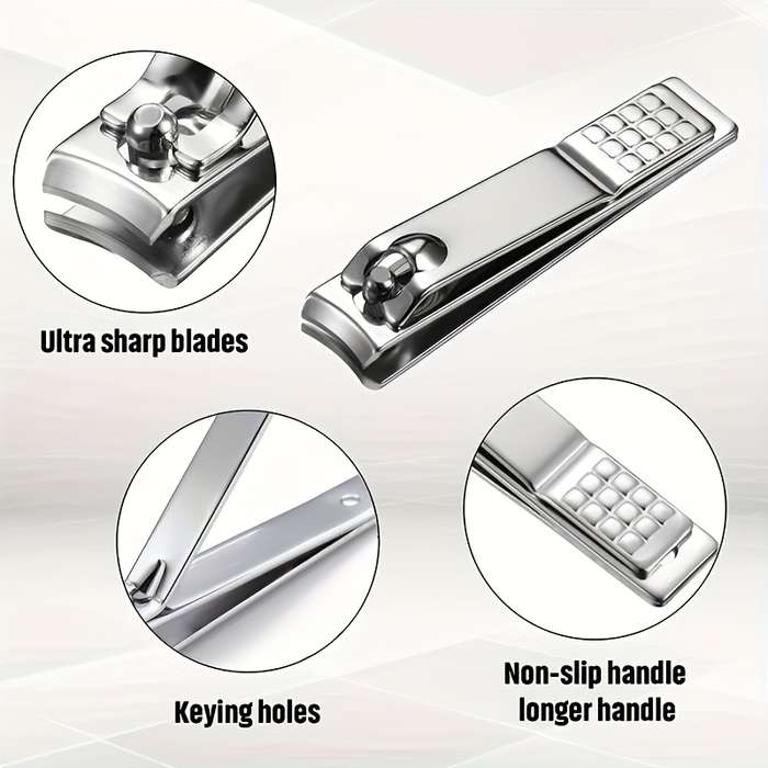12 Pieces High Carbon Steel Nail Clippers