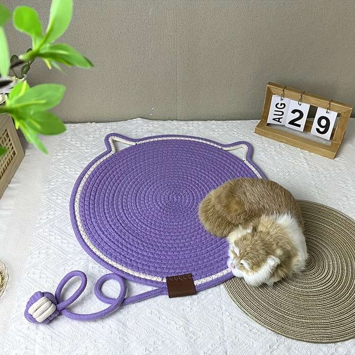 Pet Supplies Color Purple Toy Ball Integrated Mat